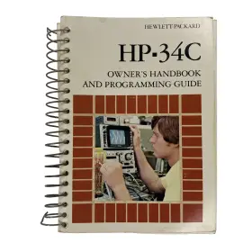 00034-90022 HP Owners Handbook Manual #2