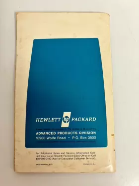 00035-90008 HP Operating Manual #2