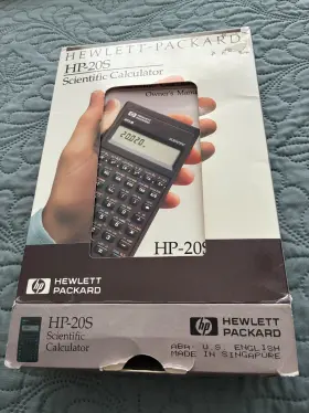 088698000335 HP Hewlett Packard Scientific Calculator Slip