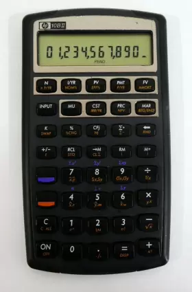 10BII HP Hewlett Packard Financial Calculator Math