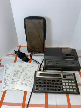 32SLL HP Hewlett Packard Calculator Manuals Charger Printer
