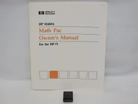 5061-7226 HP Hewlett Packard Math Module Pac Calculator