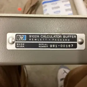 9102A HP Hewlett Packard Calculator Buffer Box