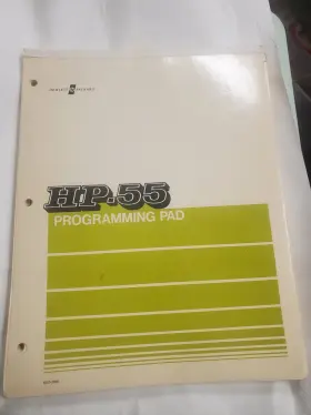 9320-2940 HP Hewlett Packard Programming Pads Calculator