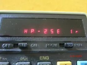 HP-25E HP Programmable Calculator Panamatik Board Infra #3