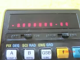 HP-34E HP Programmable Calculator Woodstock Body #3