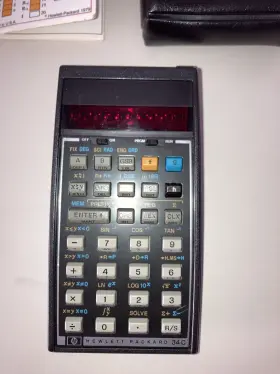 HP34C HP Hewlett Packard Scientific Rpn Calculator Card #2