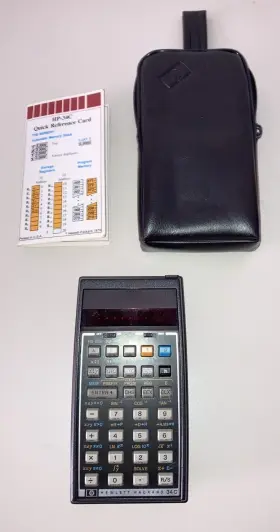 HP34C HP Hewlett Packard Scientific Rpn Calculator Card