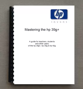 HP39G HP Mastering Calculator