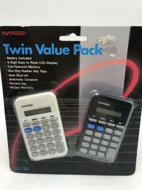 LC-720 IMA Calculator Twin Pack Nos