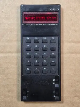 VIP10 INTERTON Vip Pocket Calculator