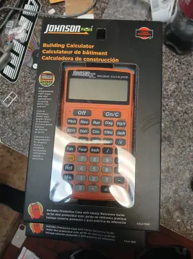 CALC-0000 JOHNSON Supply Calculator Improvement Preprogrammed