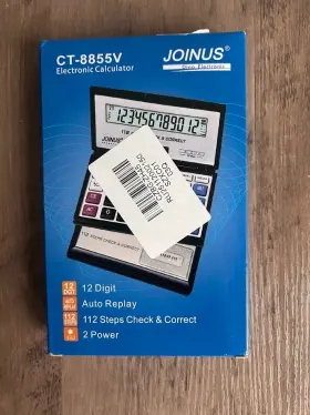 Joinus Ct-8855v Folding Electronic Calculator Joinus Ct-8855v Folding Electronic Calculator
