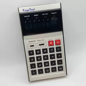 SPM-100 KINGS POINT Memory Slide Rule Calculator Batteries