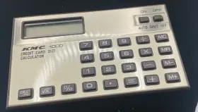 1000 KMC Credit Card Calculator Pouch