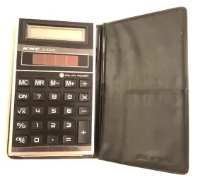 8000B KMC Calculator Solar Power Handheld