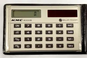 9000B KMC Solar Power Calculator Pocket Credit Card #3
