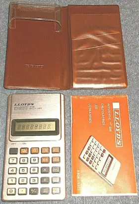 713C LLOYDS Accumatic Automatic Shut Calculator Manual