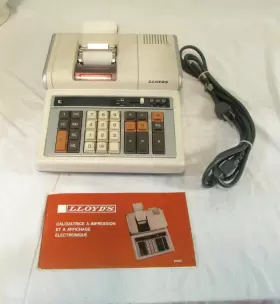 E205 LLOYDS Printing Display Calculator Manual