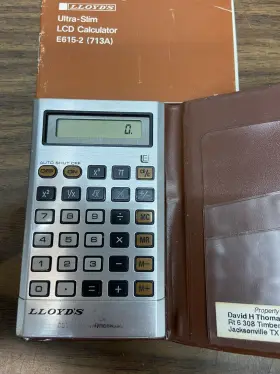 E615-2 LLOYDS Desk Top Calculator Hong Kong #2