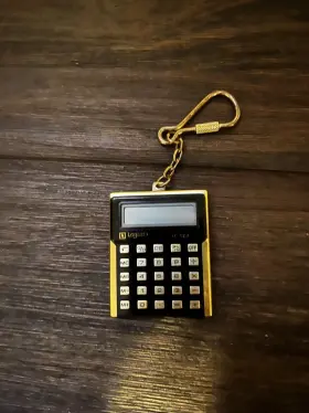 LC-122 LOGITECH Microlcd Keyring Calculator #3