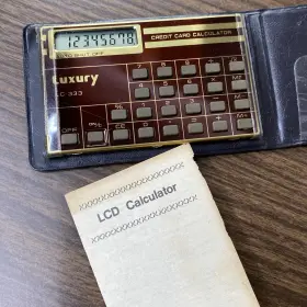 LC-333 CALCULATOR Credit Card Auto Shut
