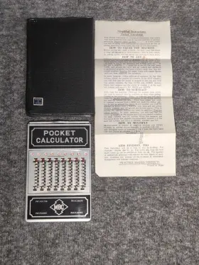D1D017 MBC Pocket Calculator Manual Stylus
