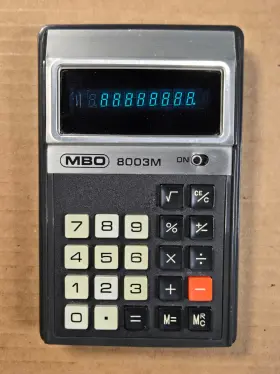 8003M MBO Pocket Calculator