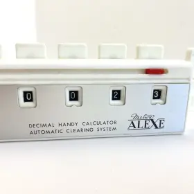758.598 MEIWA ALEXE Mechanical Calculator Collectible #2
