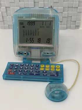 MS-2000A MESONIC Calendar Clock Calculator Radio Imac Design