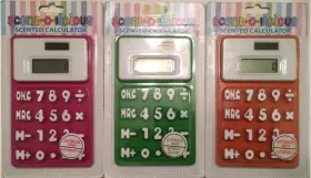 786892360803 SOLAR Scent Licious Scented Calculators Asstd