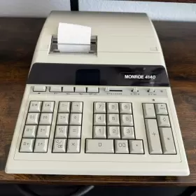 4140 MONROE Desktop Printing Calculator Adding 4140 MONROE Desktop Printing Calculator Adding