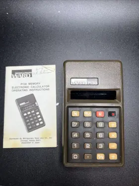 P130 MONTGOMERY WARD Calculator Box #2