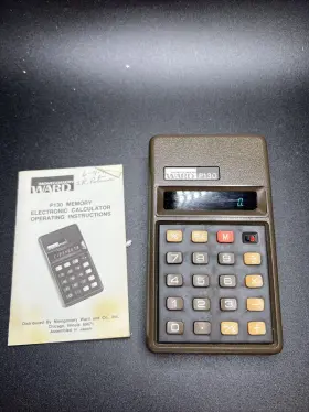 P130 MONTGOMERY WARD Calculator Box