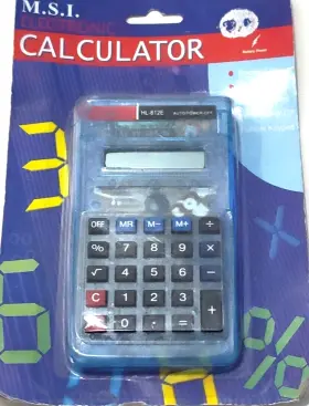812-E MSI Pocket Calculator School College