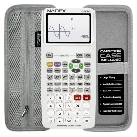 Nadex Nxte-1946 Scientific Calculator With Graphing Includes Carrying Case For White Nadex Nxte-1946 Scientific Calculator With Graphing Includes Carrying Case For White