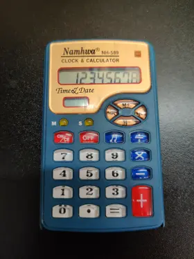 NH-589 NAMHWA Calcuator Clock