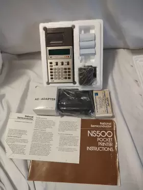 NS500 NATIONAL SEMICONDUCTOR Nsc Printer Calculator Rig Box #2
