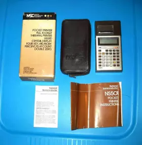 NS501 NATIONAL SEMICONDUCTOR Nsc Pocket Printer Calculator