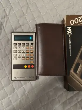 NSC200 NATIONAL SEMICONDUCTOR Nsc Calculator Boxed Docs