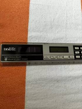 E644 NELSONIC Ruler Calculator Solar Light Power #3
