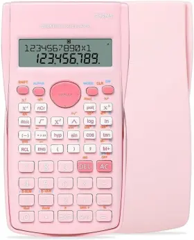 D82MS NIODEL Pink Scientific Calculator Cute Math Students