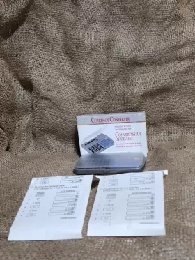 846-481 OFFICE DEPOT Currency Converter Pocket Travel