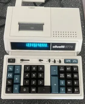 8770 OLIVETTI Printing Calculator
