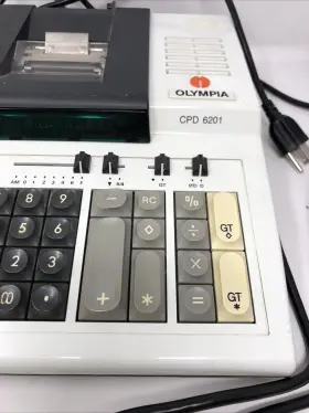 6201 OLYMPIA Calculator Printer Cpd #2 6201 OLYMPIA Calculator Printer Cpd #2