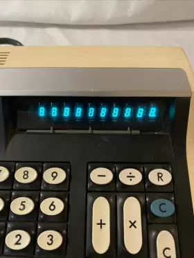 JE-1001 PANASONIC Desktop Nixie Tube Calculator #2