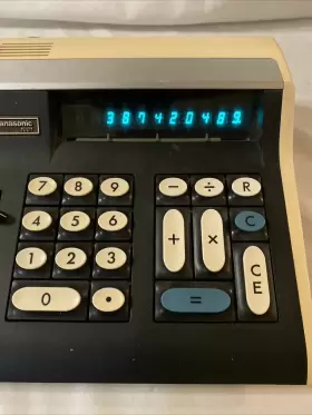 JE-1001 PANASONIC Desktop Nixie Tube Calculator #3