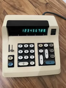JE-1215 PANASONIC Calculator Cover Scarce