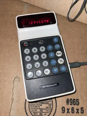 JE-2001U PANASONIC Electric Calculator Power Adap #2