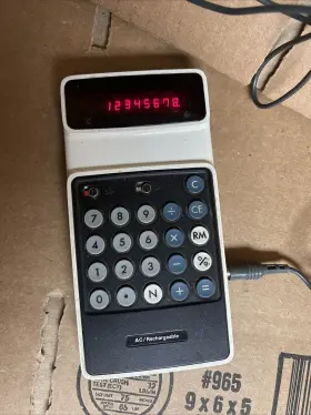 JE-2001U PANASONIC Electric Calculator Power Adap #3